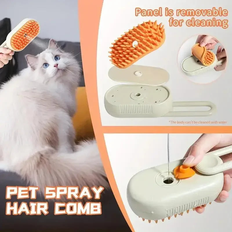 3-in-1 Dog and Cat Electric Brush